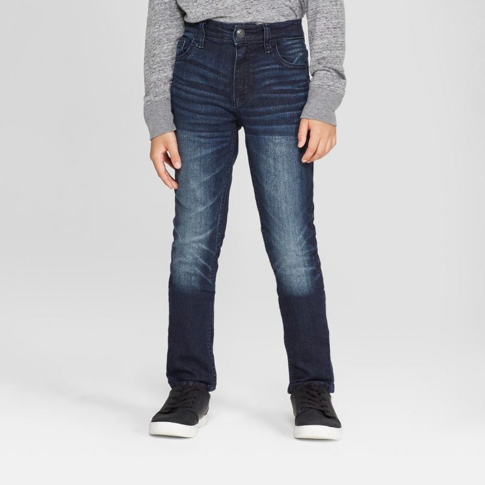Boys' Stretch Skinny Fit Jeans - Size 16 Husky